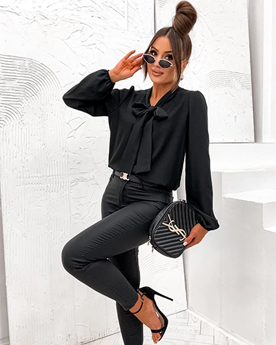 Блузка женская Royalfashion с бантом