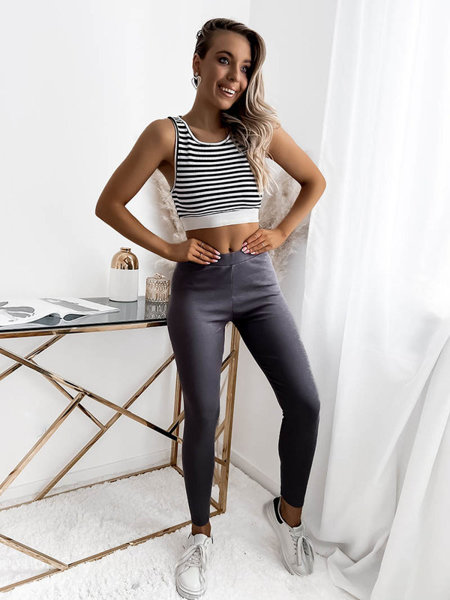 Темно-сірі жіночі легінси - Одяг