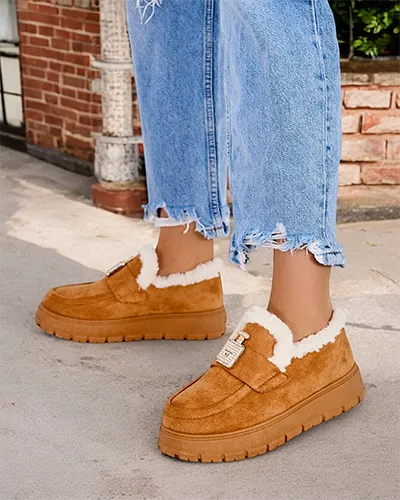 Royalfashion Женские утепленные мокасины Viserr