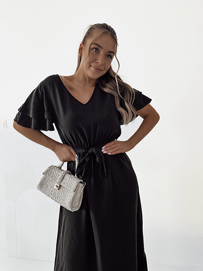 Royalfashion Женское простое платье-миди