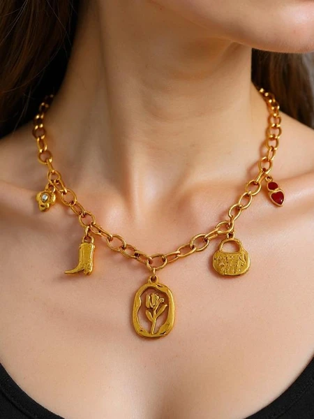 Намисто Aurelia Charis з підвісками в стилі бохо