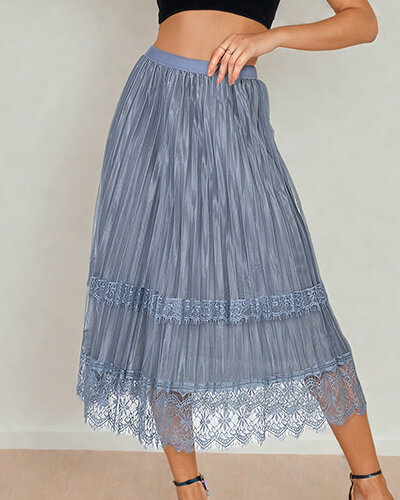 Жіноча двостороння спідниця міді Royalfashion