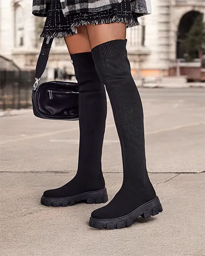 Жіночі чоботи без шнурівки Royalfashion Ohorro