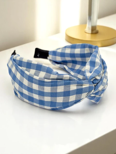 Royalfashion Клітчаста обручка для волосся Claras