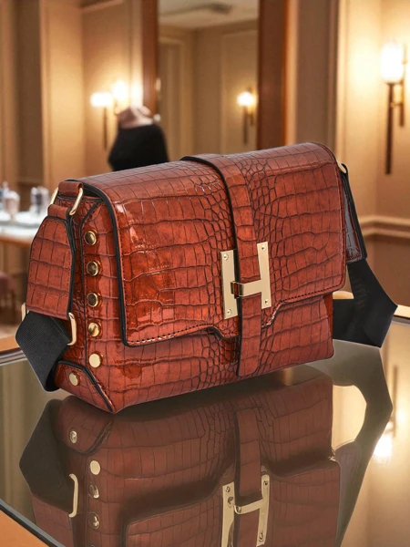 Royalfashion Лакована маленька жіноча сумочка з екошкіри Velia Crest