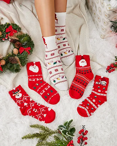 Жіночі довгі відпусткові шкарпетки Royalfashion 5 шт/уп