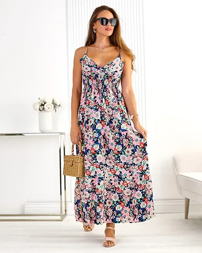 Royalfashion Женское хлопковое платье-миди