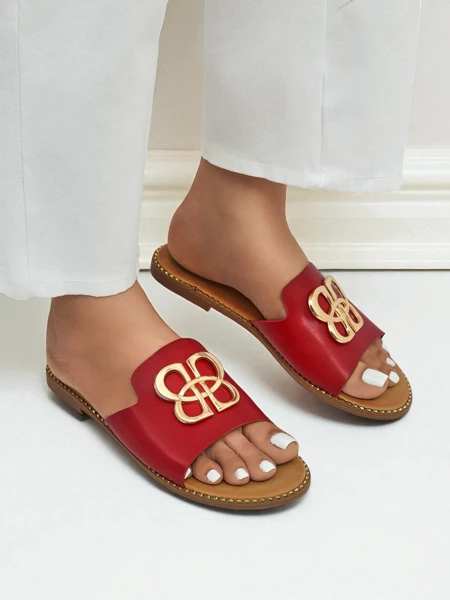 Royalfashion Жіночі тапочки на плоскій підошві Heraklia