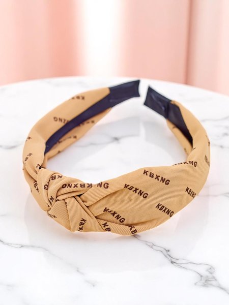 Royalfashion Ободок с плетёным узором Графит Boom