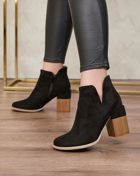 Royalfashion Чорні жіночі черевики Ricteas на шпильці