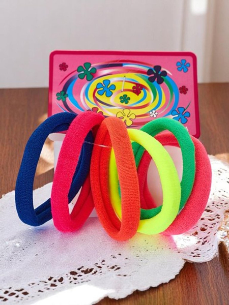 Royalfashion Набор из 6 цветных резинок для волос Colora