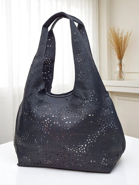 Royalfashion Большая женская сумка-шоппер, ажурная Lira Lace