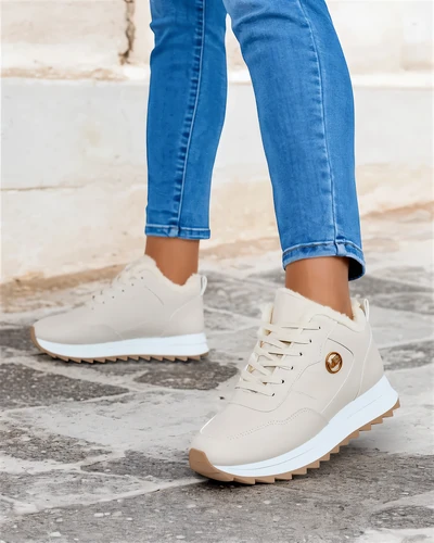 Royalfashion Утеплені жіночі кросівки з хутром Casot