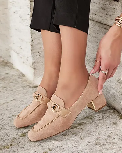 Royalfashion Елегантні жіночі мокасини на низькому ходу Orino