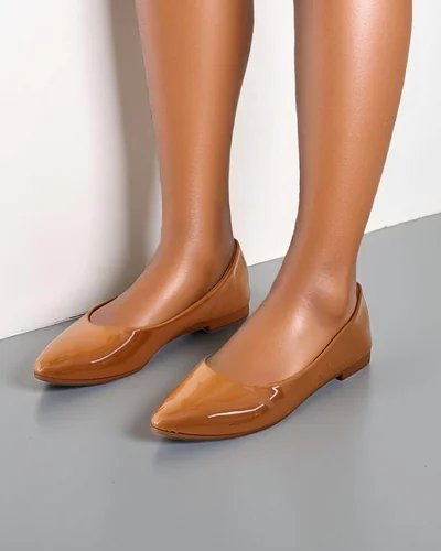 Royalfashion Жіночі балетки з патентованої еко-шкіри Aramiese