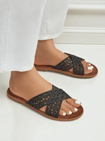 Royalfashion Жіночі тапочки на плоскій підошві Ella Brooke