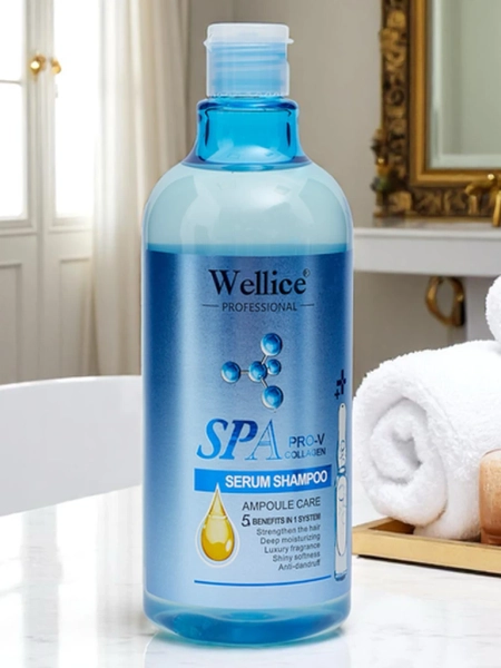 Профессиональный шампунь для волос с коллагеном – интенсивное увлажнение и разглаживание волос 5-в-1