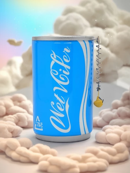 Azzurra Lux Candela – свічка з ароматом хмар, дизайн Mare Nostrum, 100г