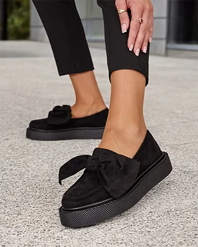 Royalfashion Женские полусапожки с бантом Eriz