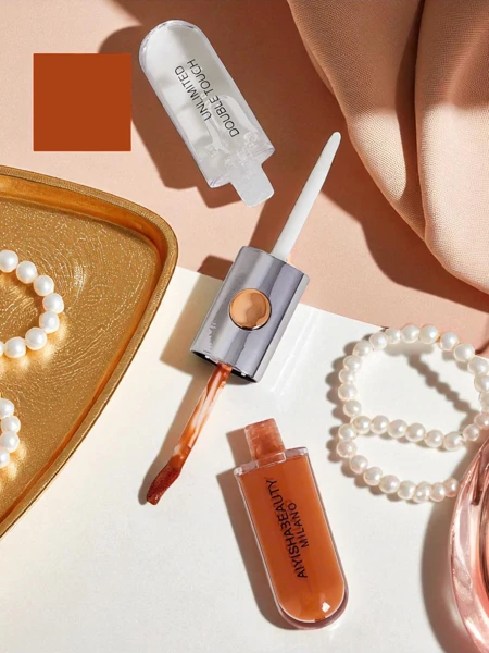 Помада та прозорий блиск для губ 2-в-1 Coral Crush