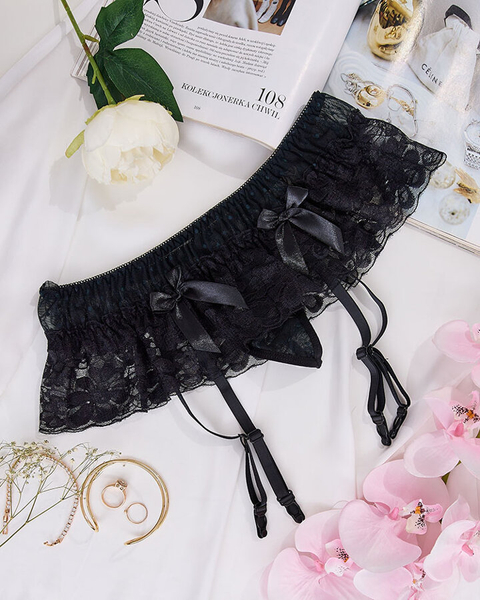 Жіночі мереживні трусики-стрінги Royalfashion