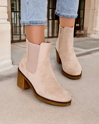 Женские ботинки Royalfashion из эко-замши, на посту Брегянка