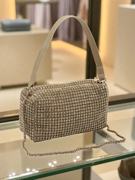 Кокетлива жіноча сумочка з цирконами Luniva