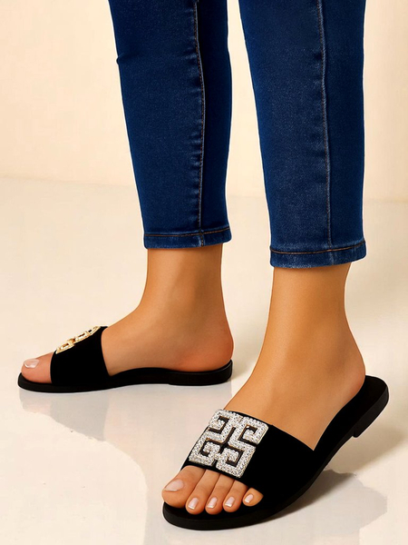 Royalfashion Женские тапочки на плоской подошве Zamila