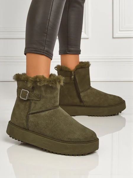 Royalfashion Короткі жіночі черевики a'la снігоходи Aurelia Classico