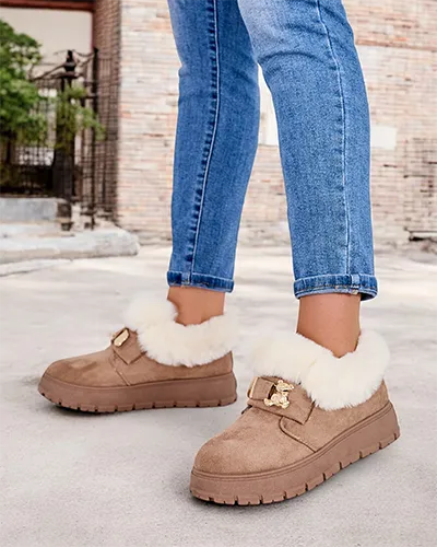 Royalfashion Женские короткие сапоги a'la snow boots Dobis