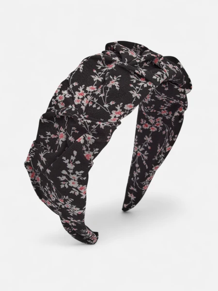 Royalfashion Повязка для волос со сборкой и принтом