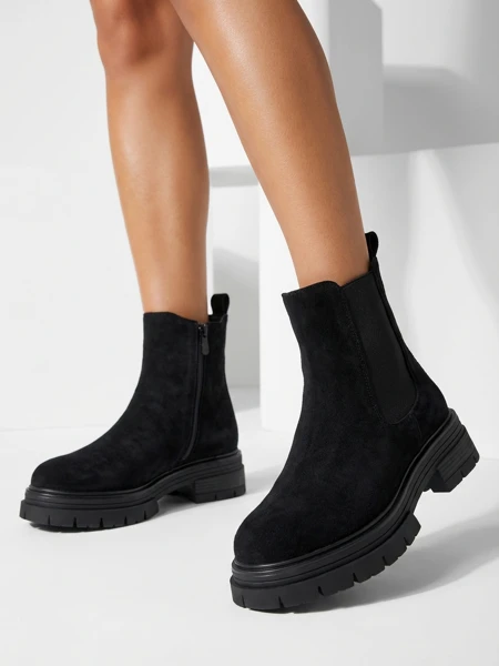 Женские ботинки a'la челси из эко-замши Lunvor