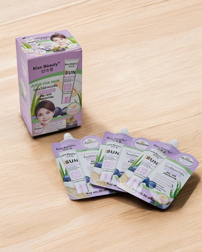 Kiss Beauty Sunscreen Cream 50 SPF у пакетах 30mlx10шт