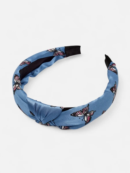 Royalfashion Пов'язка для волосся в клітинку з метеликами Butterfly Weave