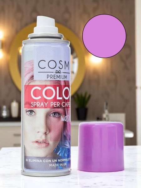 Лак-краска для волос Color Spray Hair Lacquer Фиолетовый