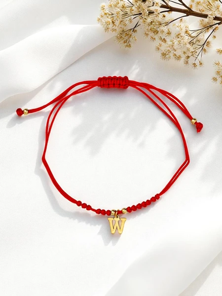 Жіночий браслет з літерою W Wanderlust