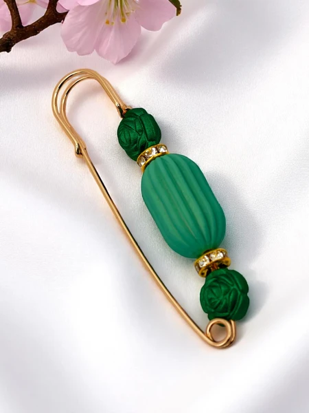 Декоративна жіноча брошка з трояндами Rose Charm