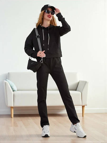 Royalfashion Хлопковый женский комплект толстовок