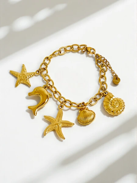 Намисто Solaria Lunae Aurelia – з шармами сонце та місяць