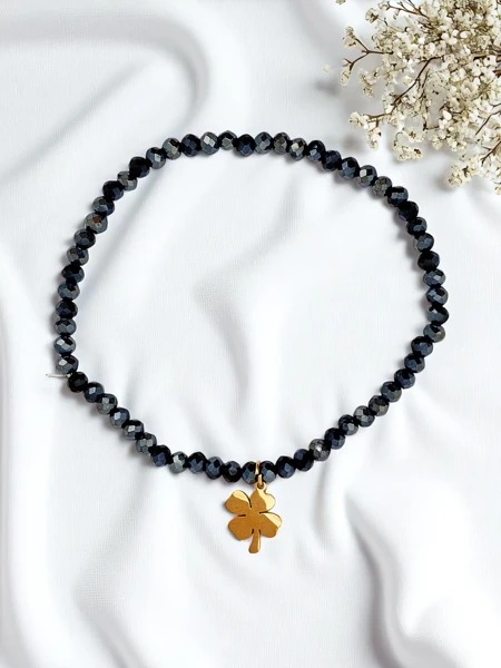 Royalfashion Женский браслет с подвеской в виде клевера