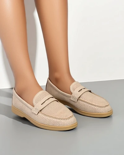 Royalfashion Жіночі замшеві мокасини Sierros