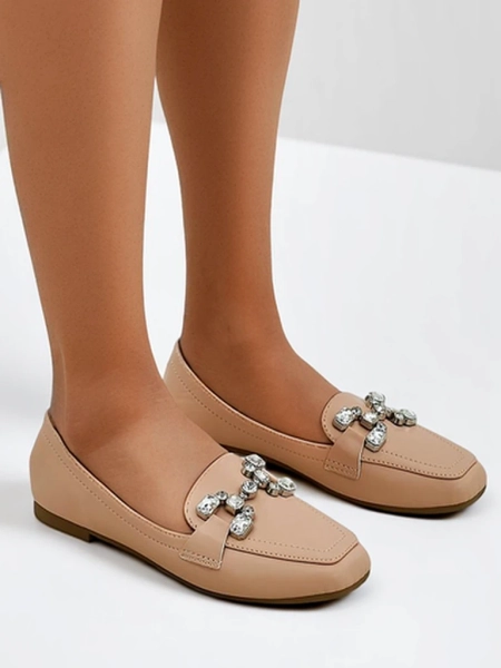 Женские мокасины Royalfashion с стразы Lecilla