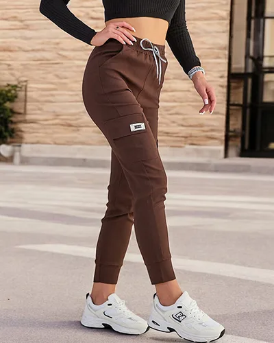 Royalfashion Женские боевые брюки из хлопковой ткани