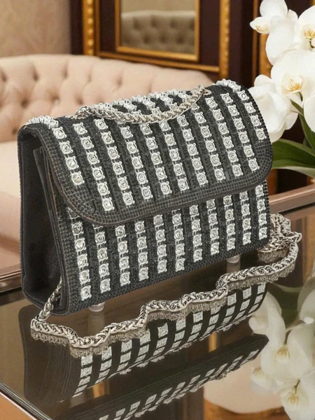 Royalfashion Женская сумка-клатч с цирконами Elira Dusk