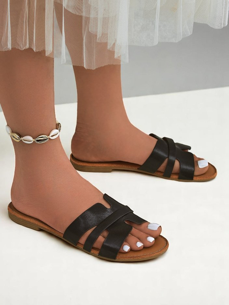 Royalfashion Жіночі шльопанці на плоскій підошві Livia Soft