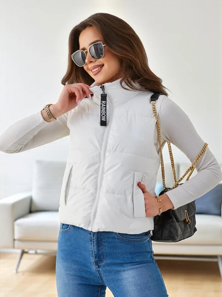 Royalfashion Женская короткая безрукавка