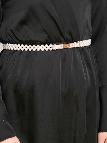 Pas Damski Giulietta Perla Elegancki Plastikowy Zaczep 65-85 cm