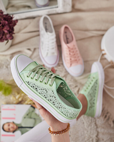 Жіночі ажурні кеди Royalfashion Niz