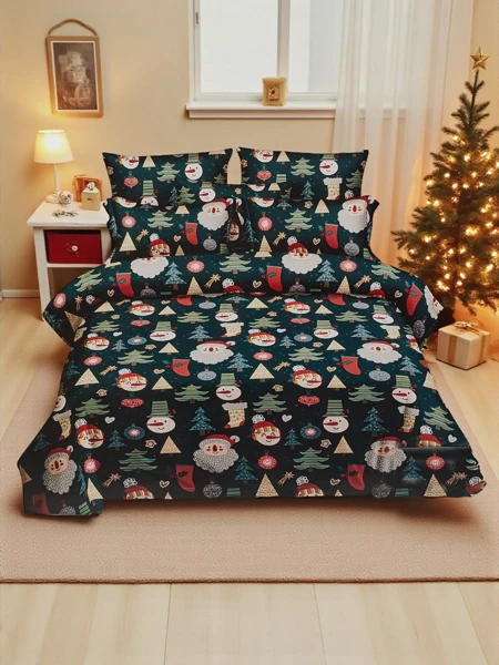 Royalfashion Постільна білизна святкова 160x200 комплект 3-ЧАСТИНИ