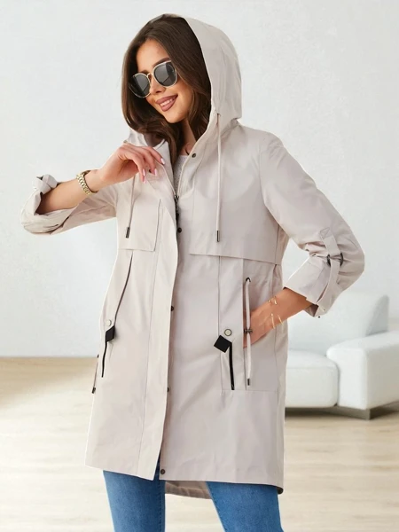 Royalfashion Жіноча довга вітрівка